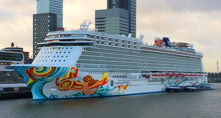 Das Kreuzfahrtschiff Norwegian Getaway