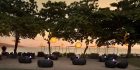 Die Strandbar des Hotels