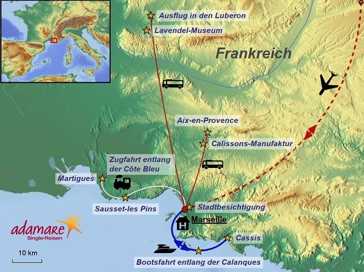 adamare-singlereisen-reiseroute-suedfrankreich