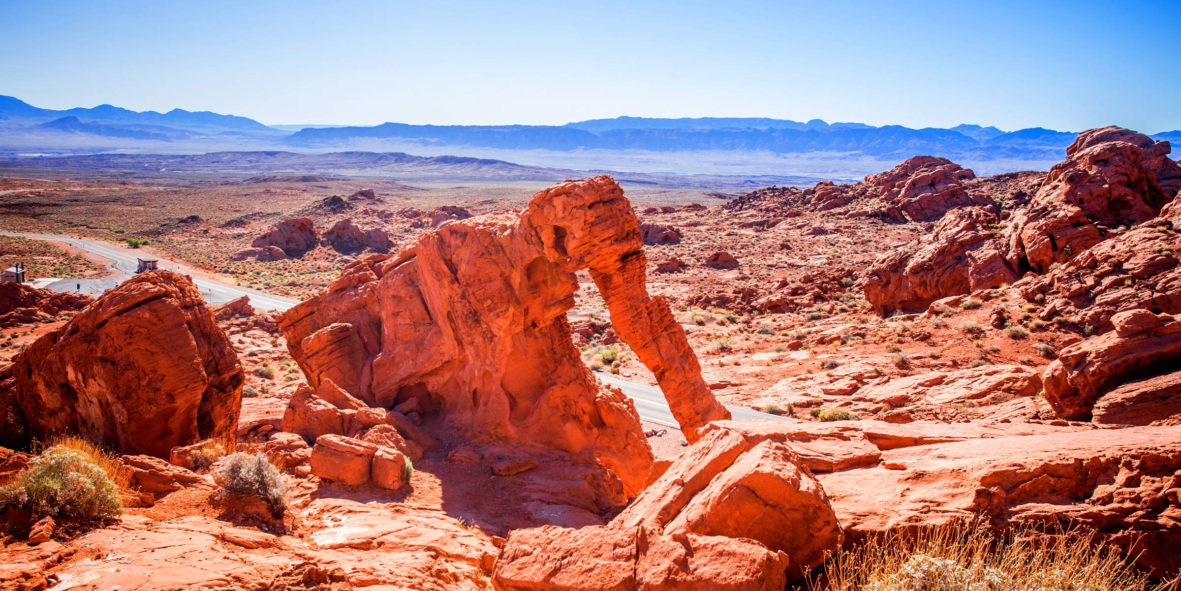 Die berühmte Formation im Valley of Fire in Las Vegas