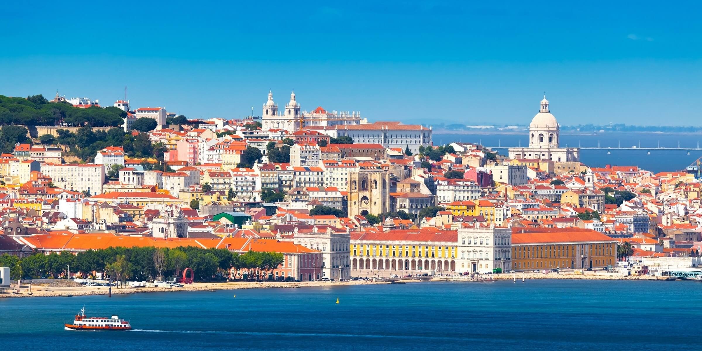 Der atemberaubende Blick vom Tejo auf Lissabon