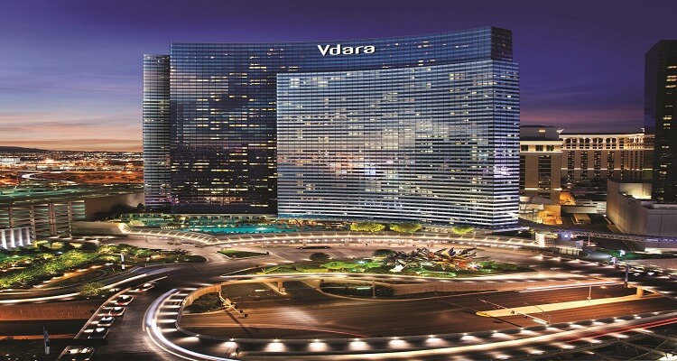 Das Hotel Vdara von außen