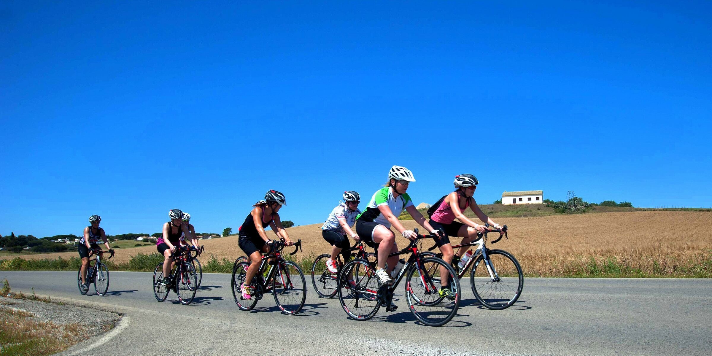 Machen Sie eine Fahrrad-Tour im Women´s-Health-Camp