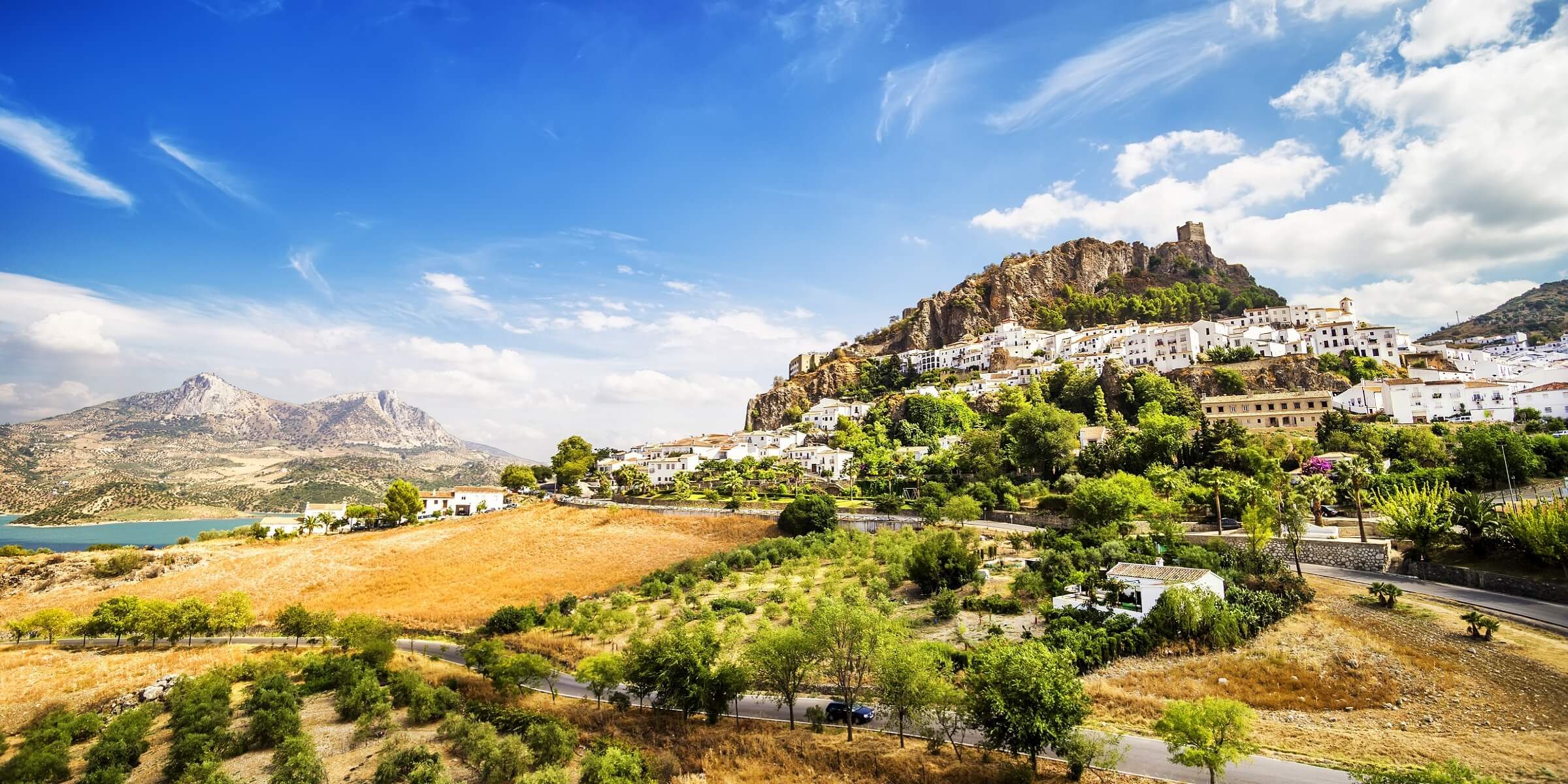 Die Landschaft um Grazalema und Zahara in Andalusien