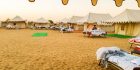 Auf Ihrer Single-Rundreise durch Indien übernachten Sie auch unter freiem Himmel im Camp