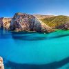Türkis blaues Wasser wohin das Auge in Sardinien nur reichen mag