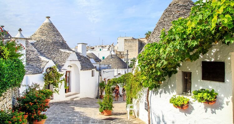 Die Trulli Häuser in Apulien sind einzigartig