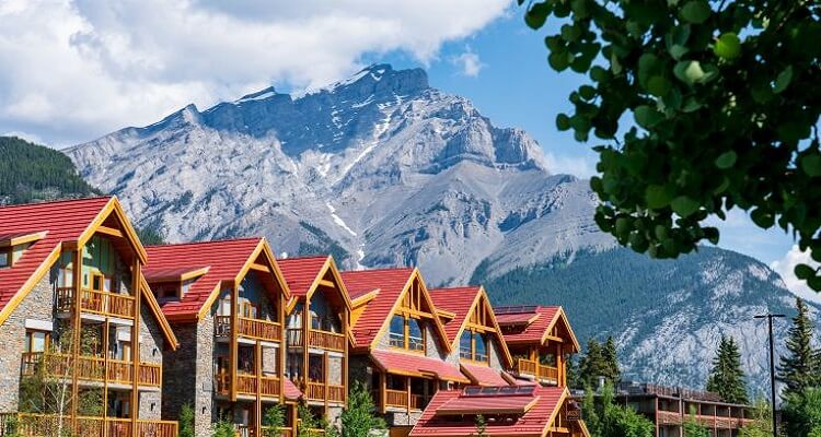 Das Moose Hotel und Suites in Kanada von Außen