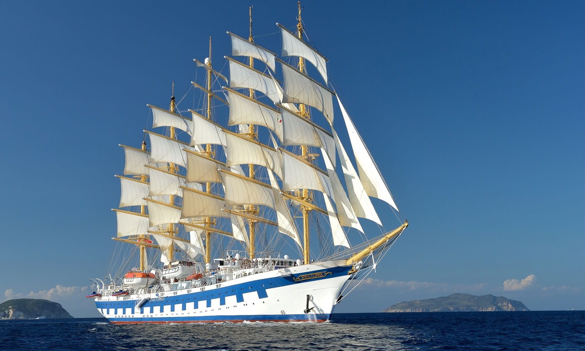 Das Kreuzfahrtschiff Star Clipper