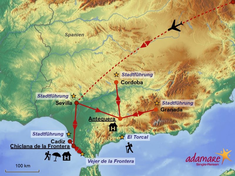 Reiseroute für Andalusien – der hinreißende Süden Spaniens