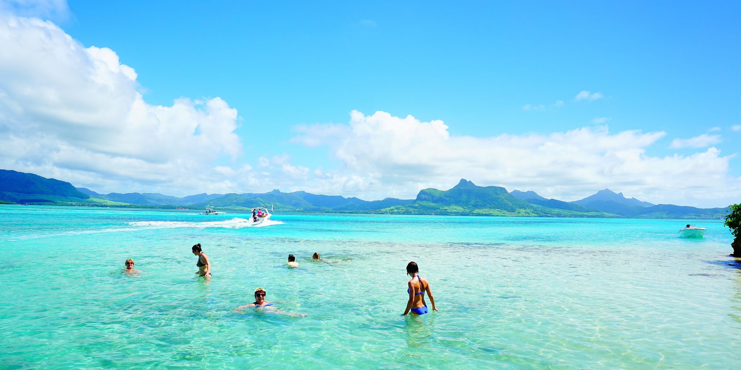 Selten haben Sie so klares Wasser als auf Mauritius gesehen