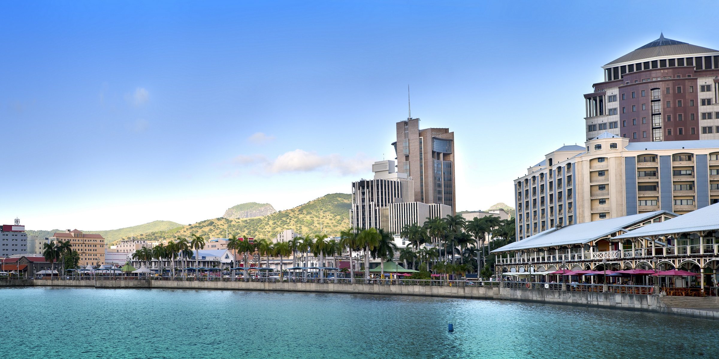 Port Louis ist die Hauptstadt von Mauritius