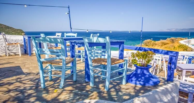 Idylle am Strand von Skopelos