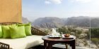 Aussicht vom Balkon im Deluxe Canyon View Zimmer im Al Jabal Akhdar Resort im Oman