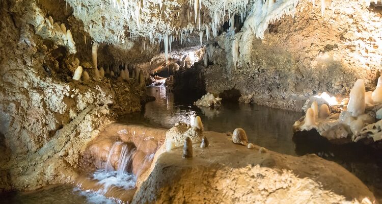 Ein Ausflug führt Sie zum Harrison's Cave auf Barbados