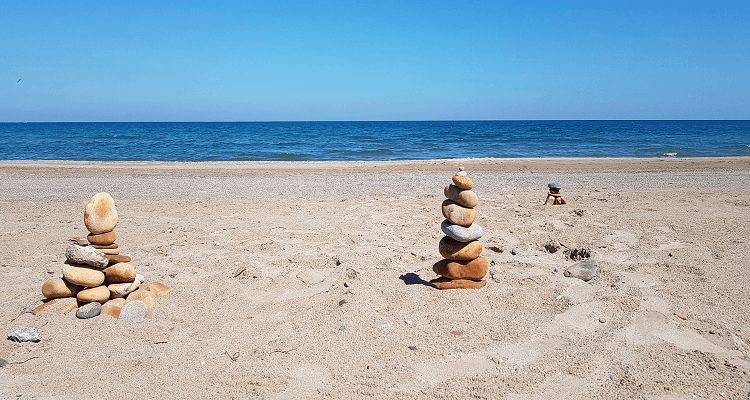 Strand in Valencia