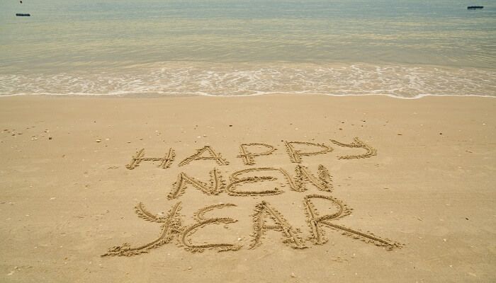 Strandspaziergang Neujahr