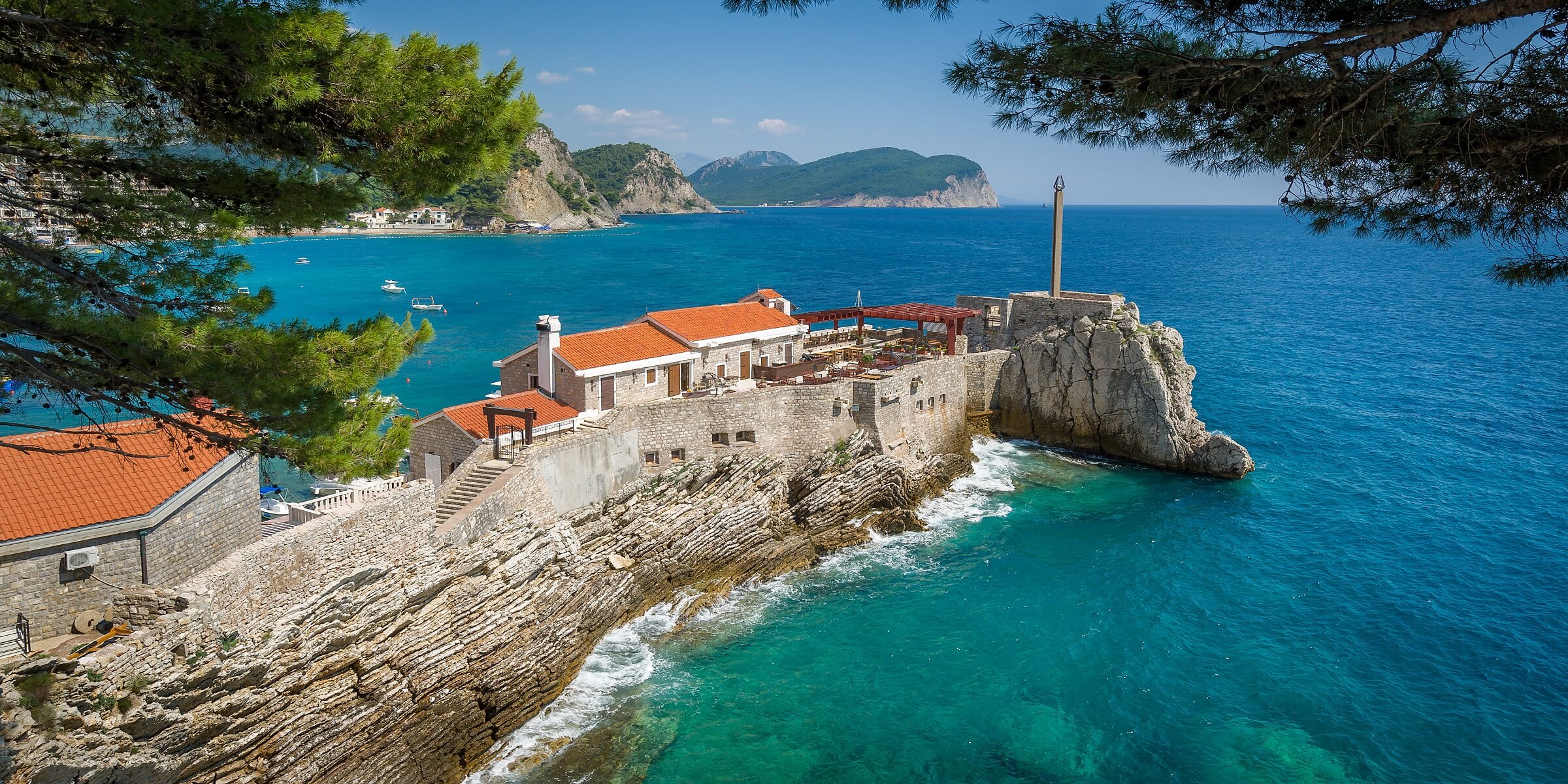 Bucht in Petrovac