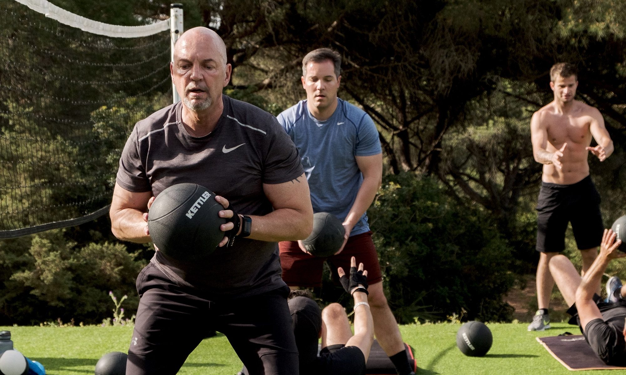 Men's Health Camp - Ball-Übung