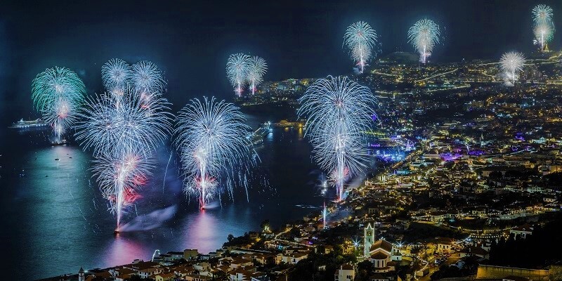 Silvester-Feuerwerk in Funchal