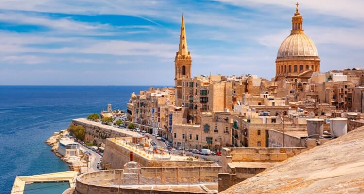 Adamare Singlereise auf Malta zu Silvester Valletta