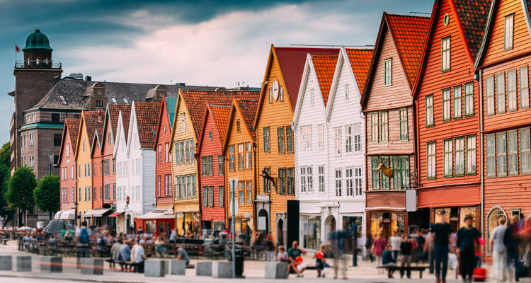 Singleurlaub in Bergen mit Stadtführung durch die Altstadt