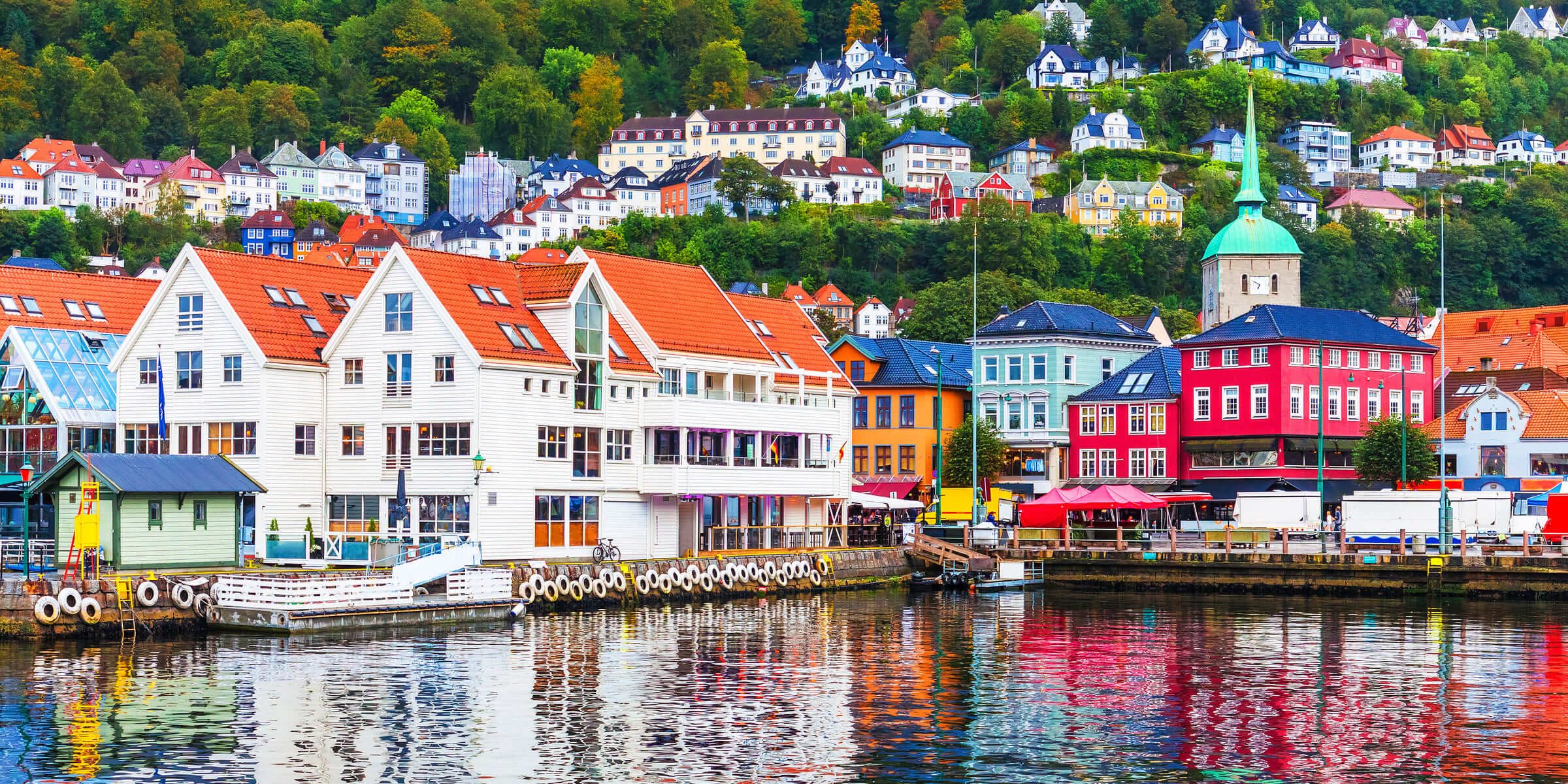 Singleurlaub in Skandinavien mit admare Singlereisen - Bergen in Norwegen