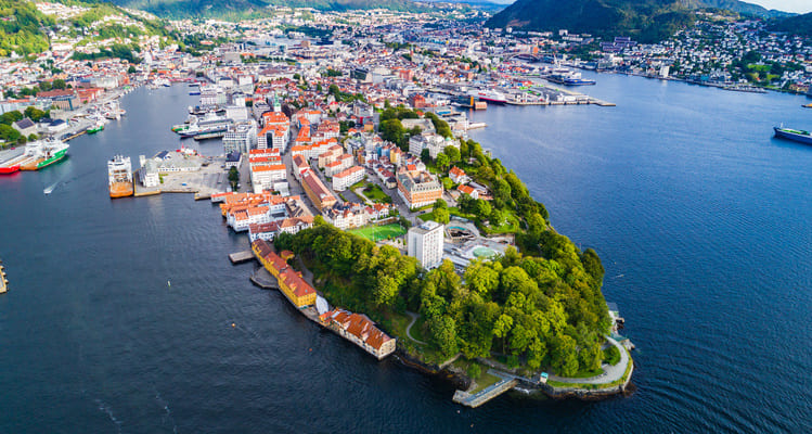 Singleurlaub in Norwegen - Willkommen in Bergen