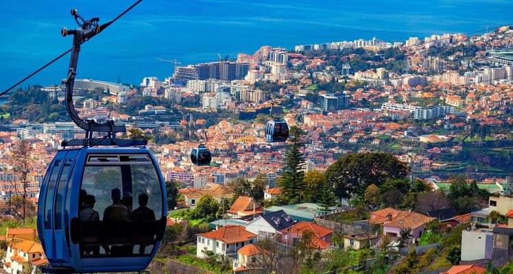 Singlereise nach Madeira - Seilbahn über Funchal