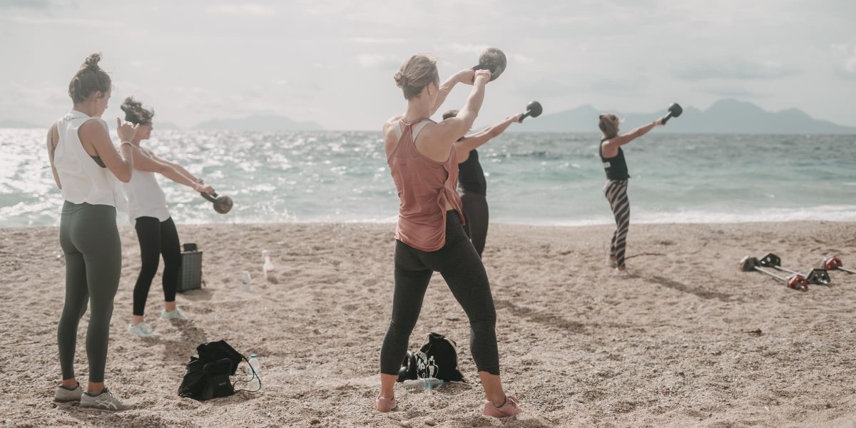 Women´s Health Camp - Training am Strand