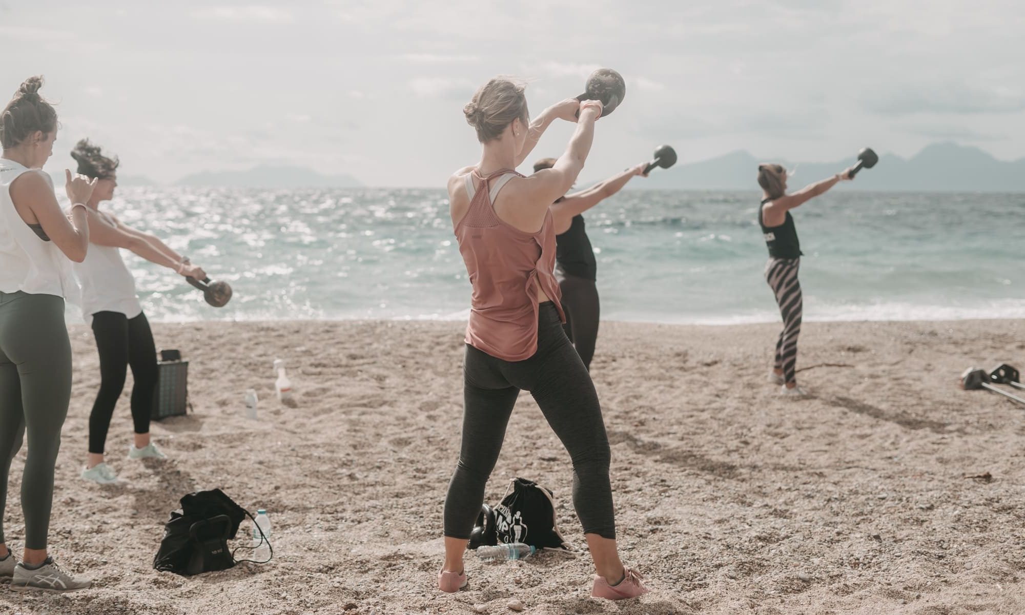 Women´s Health Camp - Training am Strand