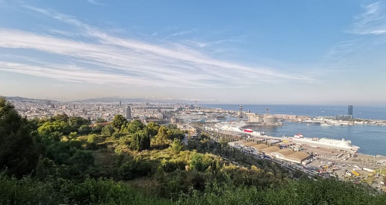 Singlereise nach Barcelona - Aussicht Montjuic