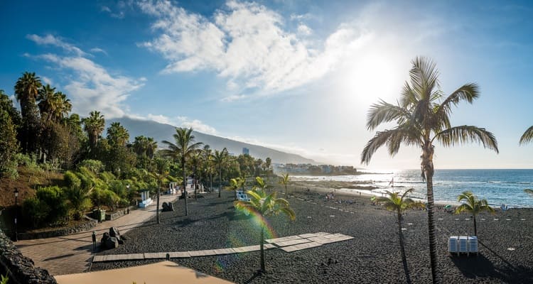 Singlereise nach Teneriffa - Strand Puerto de la Cruz