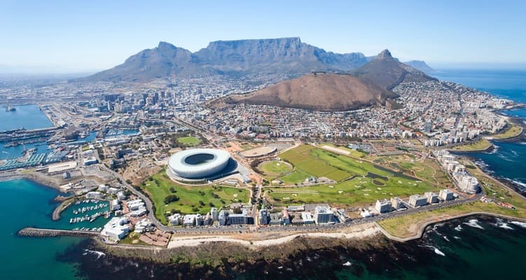 Singlereise nach Südafrika - Kapstadt von oben