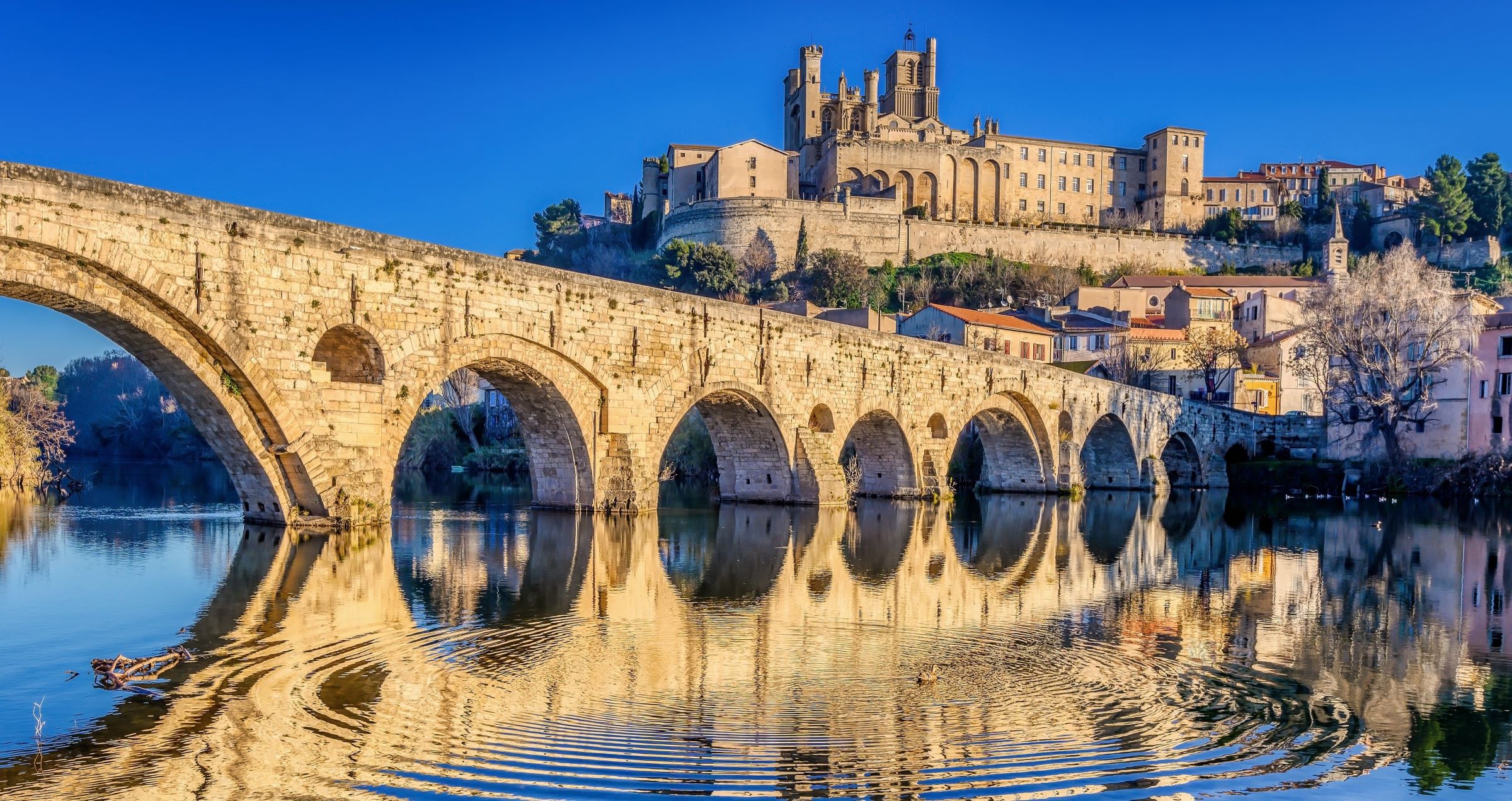 Die Altstadt von Beziers auf der adamare Singlereise ins Languedoc