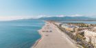 Der lange Sandstrand von Canet Plage auf der adamare Singlereise Languedoc