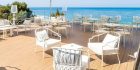Die Bar Terrasse vom Strandhotel auf der adamare Singlereise nach Kampanien