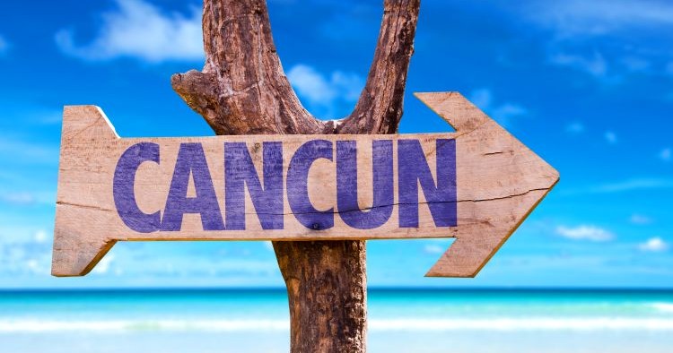 Willkommen in Cancun in Mexiko