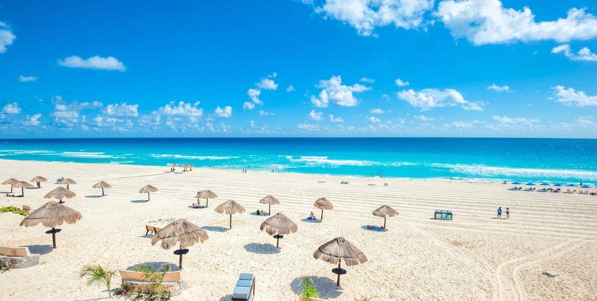 Der Strand in Cancun ist der schönste der gesamten mexikanischen Karibikküste