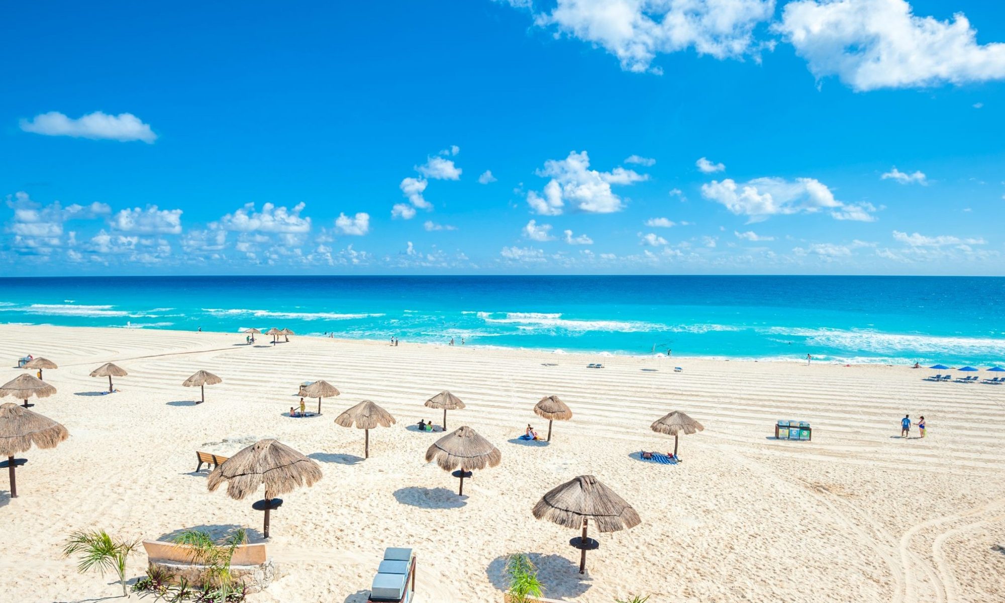 Der Strand in Cancun ist der schönste der gesamten mexikanischen Karibikküste