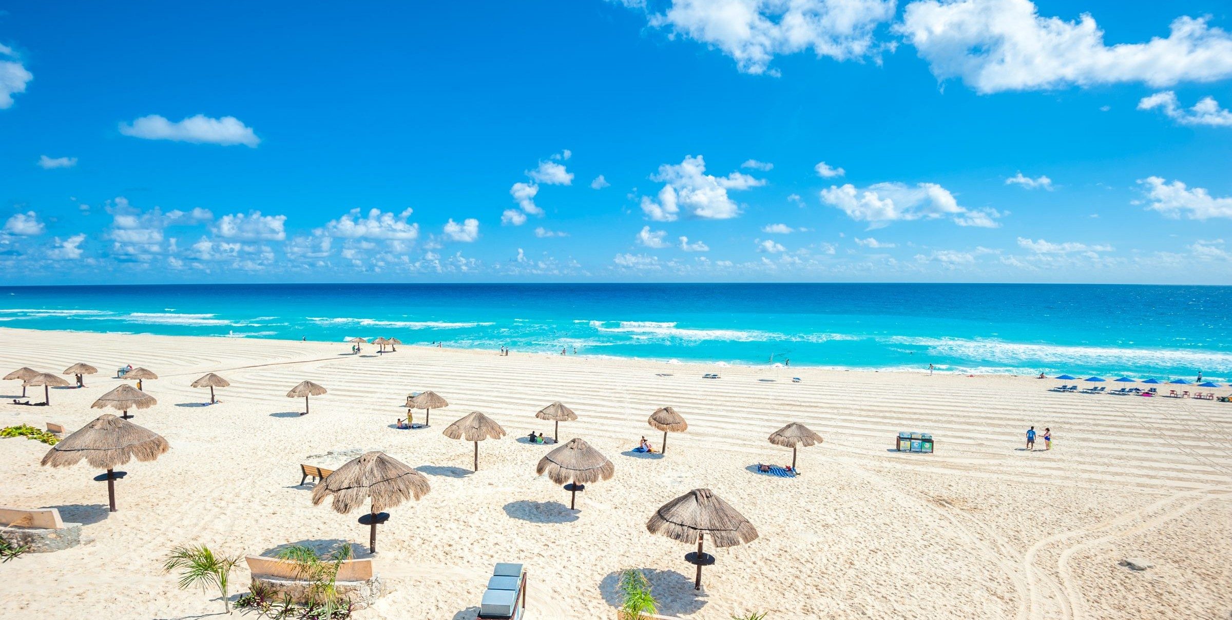 Der Strand in Cancun ist der schönste der gesamten mexikanischen Karibikküste