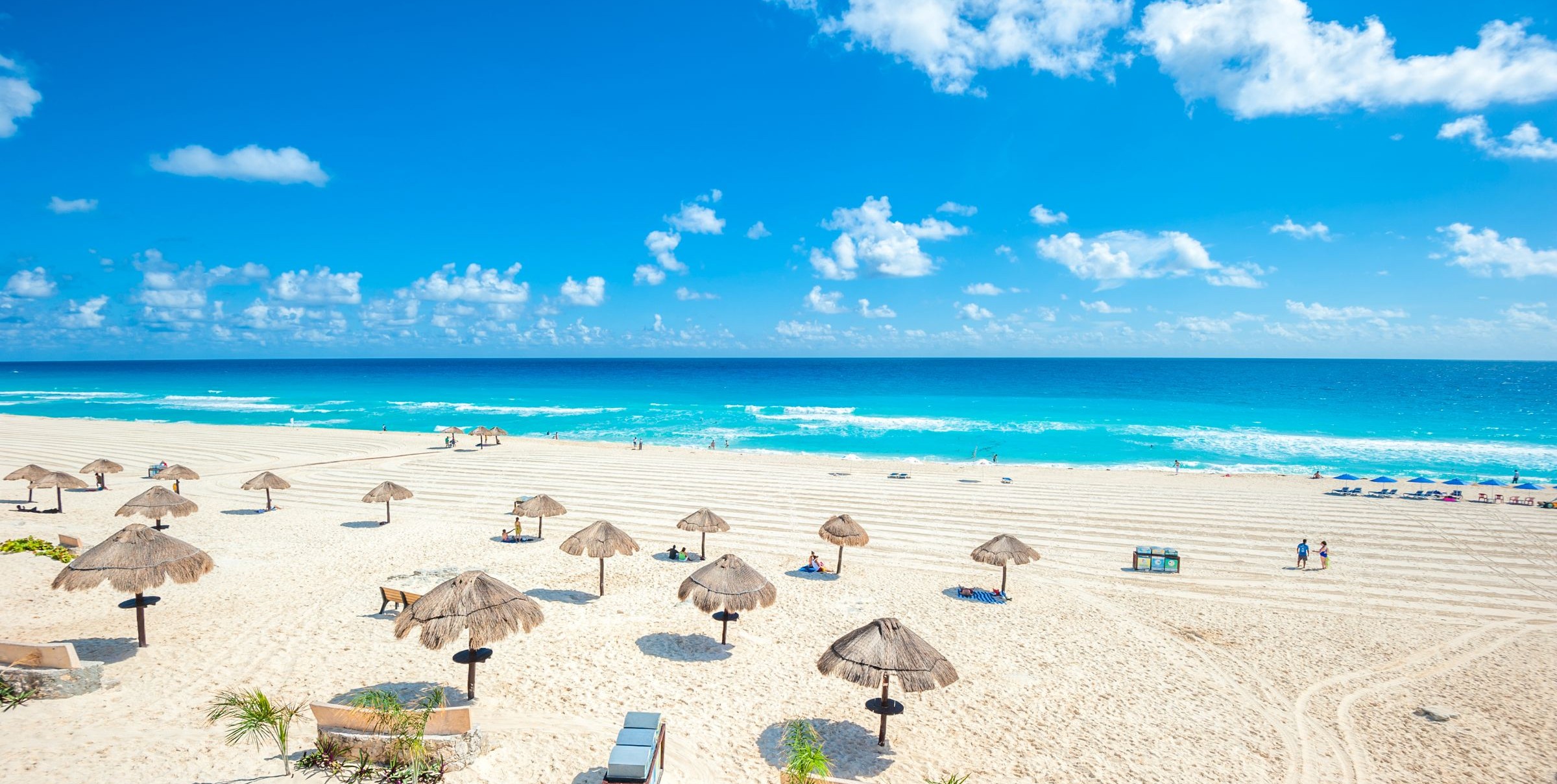 Der Strand in Cancun ist der schönste der gesamten mexikanischen Karibikküste