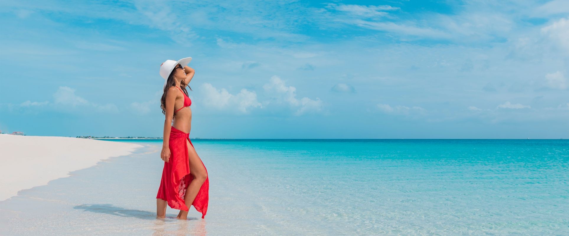 Am Karibikstrand von Cancun kann man wundervoll relaxen