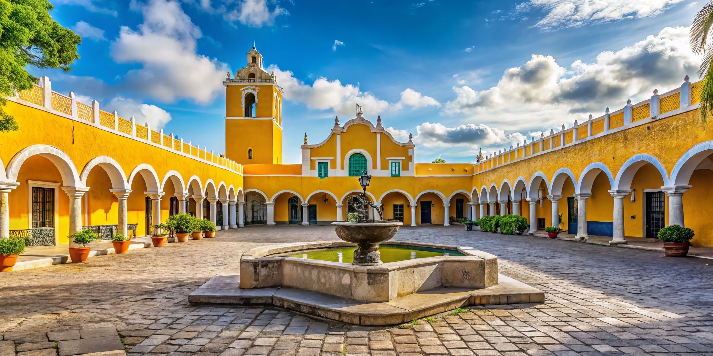 Koloniales Erbe auf der Halbinsel Yucatan in Mexiko